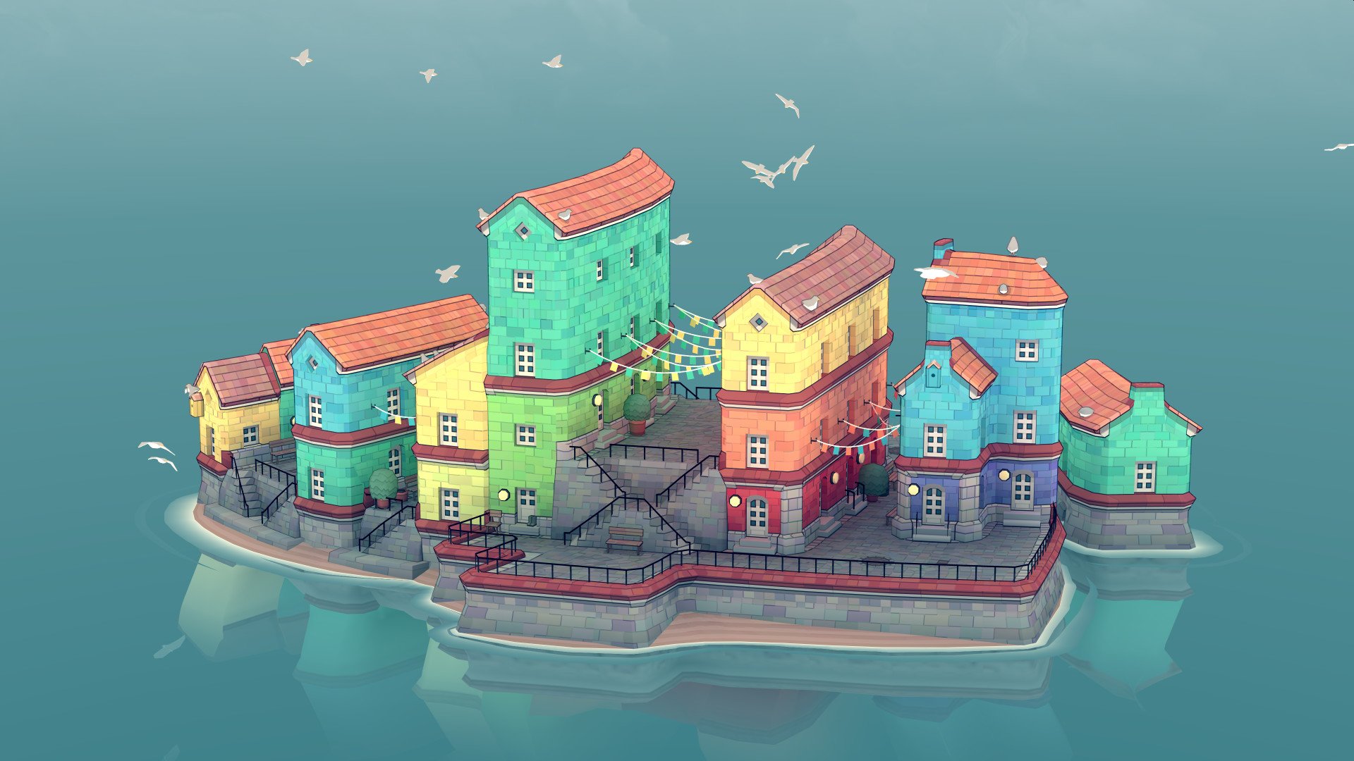 Townscaper, jogo relaxante de construção de cidades, é anunciado